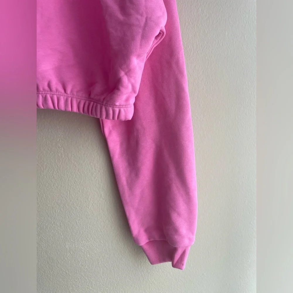 New Naked Wardrobe Women Pink Hoodie Size Large - Picture 4 of 9